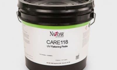 Nazdar’s Care118 UV Flattening Paste for UV screen printing ink lines
