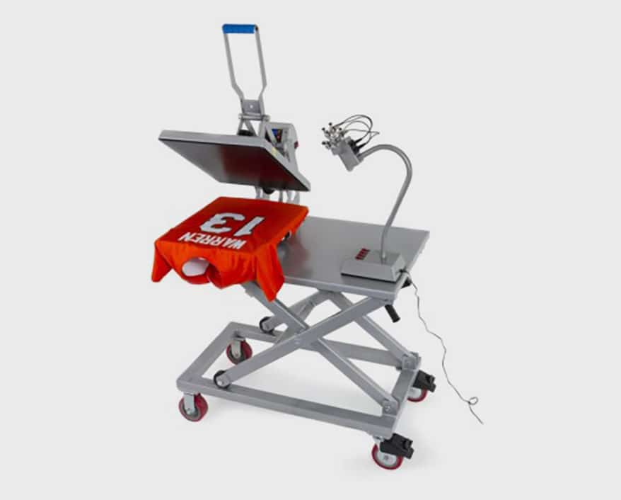 Heat Transfer Equipment Cart from Hotronix