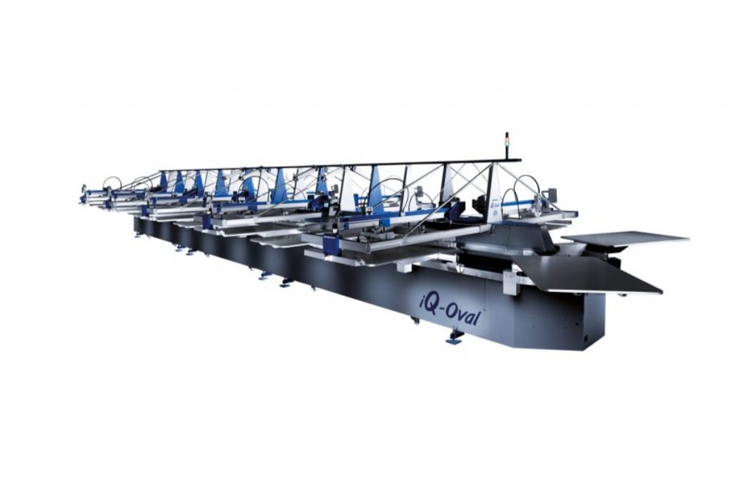 iQ Oval textile printing press with Memjet DuraFlex technology