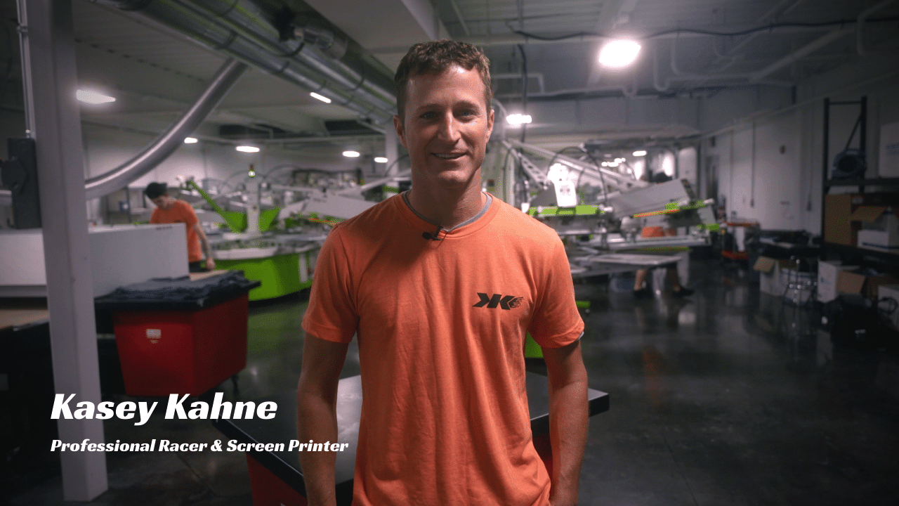 Former NASCAR Driver Kasey Kahne Makes Screen Printing His New Pursuit