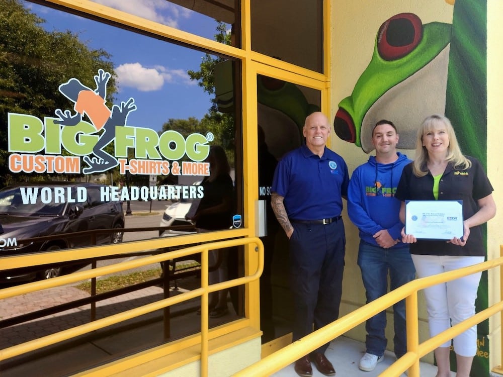 Big Frog CEO Honored for Supporting Employees in Military Service