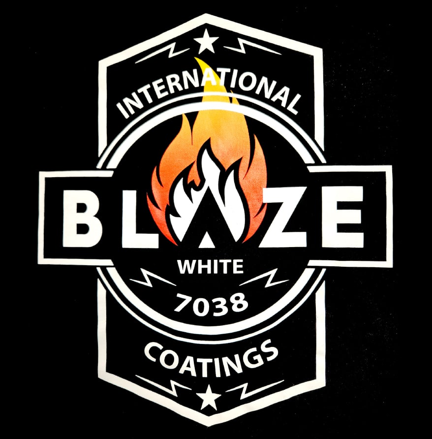 International Coatings Blaze Cotton White Ink 