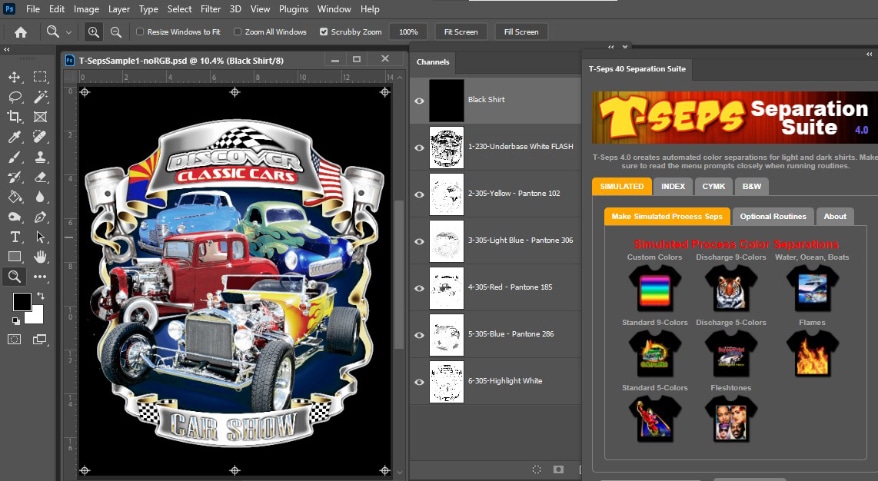 T-Seps 4.0 Color Separation Software - Screen Printing Mag